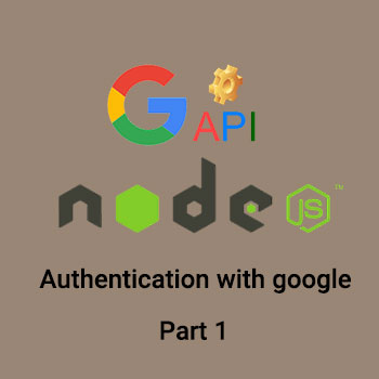 google authentication with nodejs