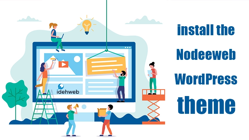 How to install the Nodeeweb WordPress theme?