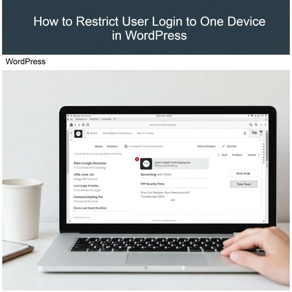 How to Restrict User Login to One Device in WordPress